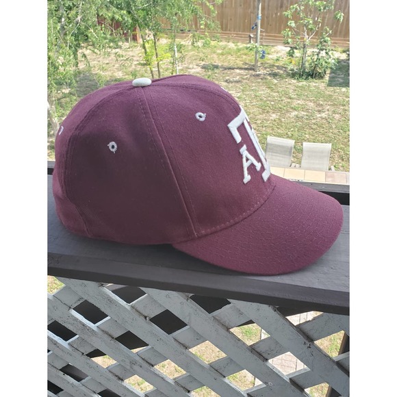 Vintage Texas A&M University New Era Pro Model Maroon Fitted Maroon Hat - Picture 2 of 5